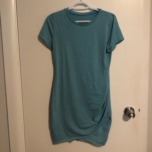 Pleated Tee Shirt Dress